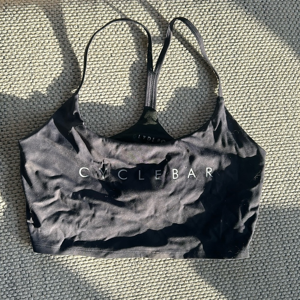 Glyder Cyclebar faint tie dye sports bra, size medium, lightly worn